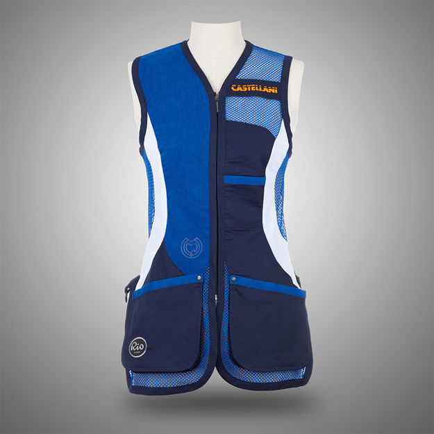 Picture of CASTELLANI WOMENS RIO MESH ALCANTARA VEST 025-156