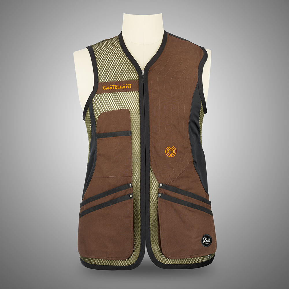 Ultimate Shooting Accessories. CASTELLANI MENS SPORT RIO FABRIC VEST
