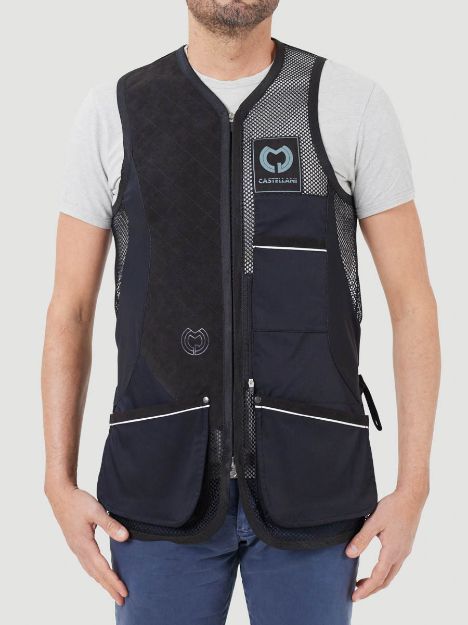 Picture of CASTELLANI MENS EVO MESH ALCANTARA SHOOTING VEST 040-010