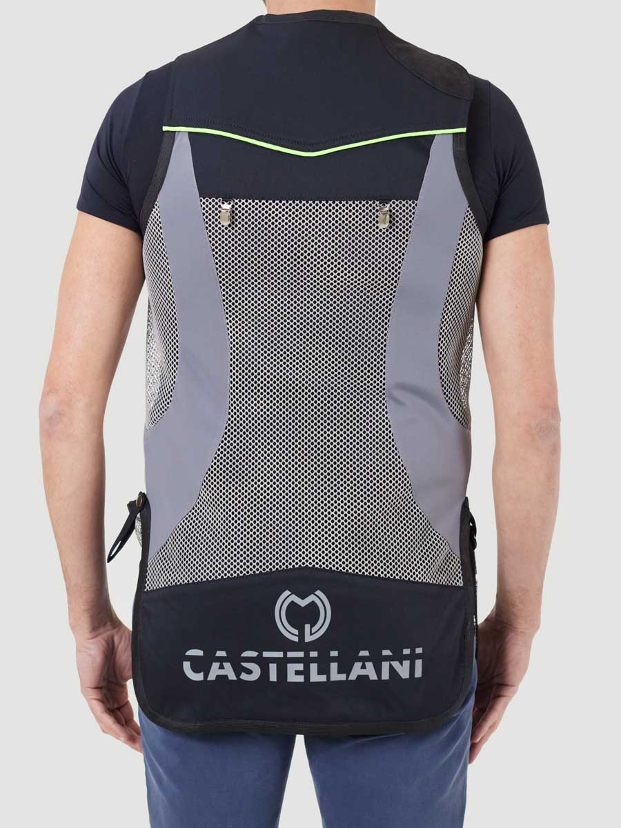 Ultimate Shooting Accessories. CASTELLANI MENS EVO MESH ALCANTARA SHOOTING VEST 040175